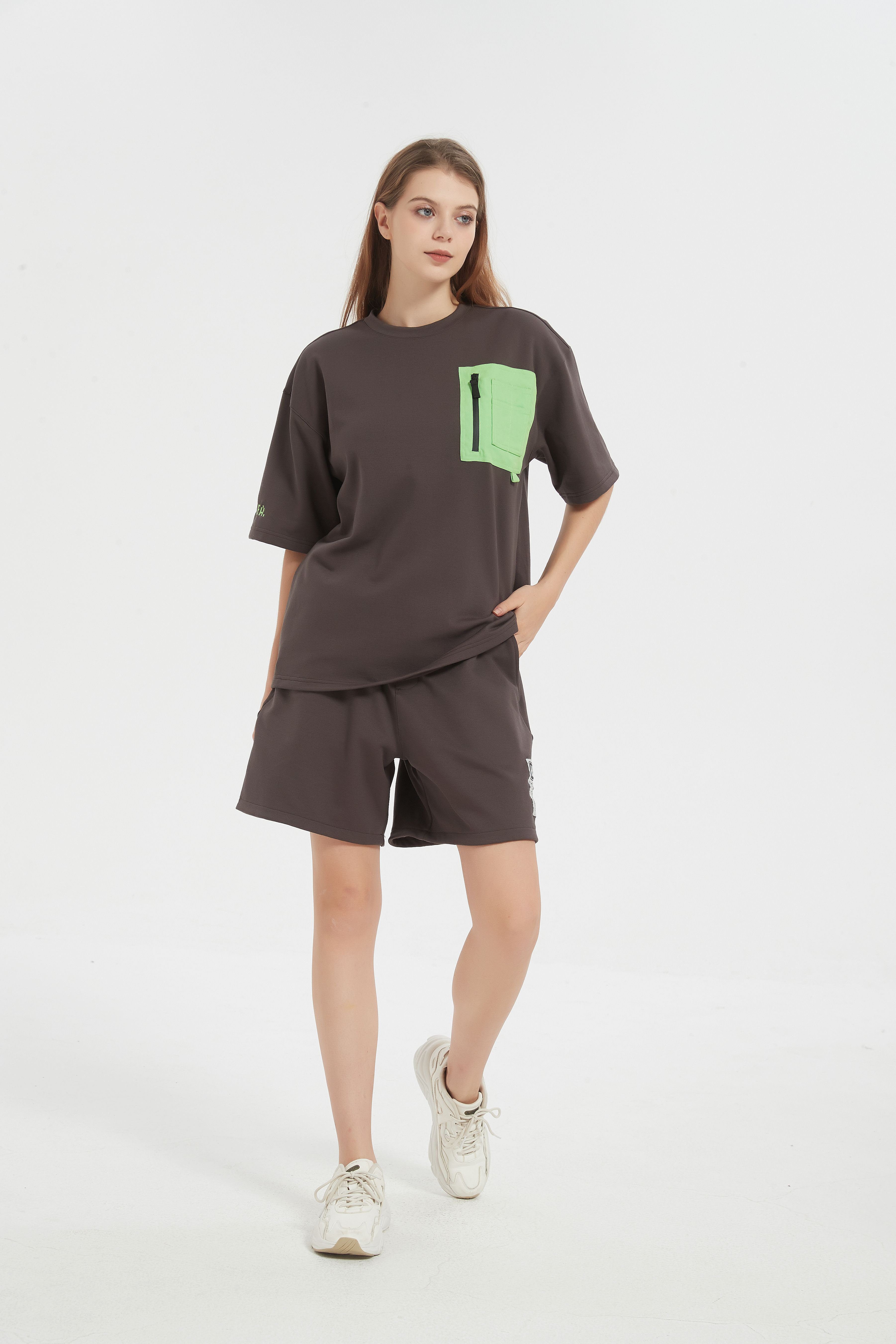 HA14113/HA14115  Unisex SS T shirt /Unisex shorts 