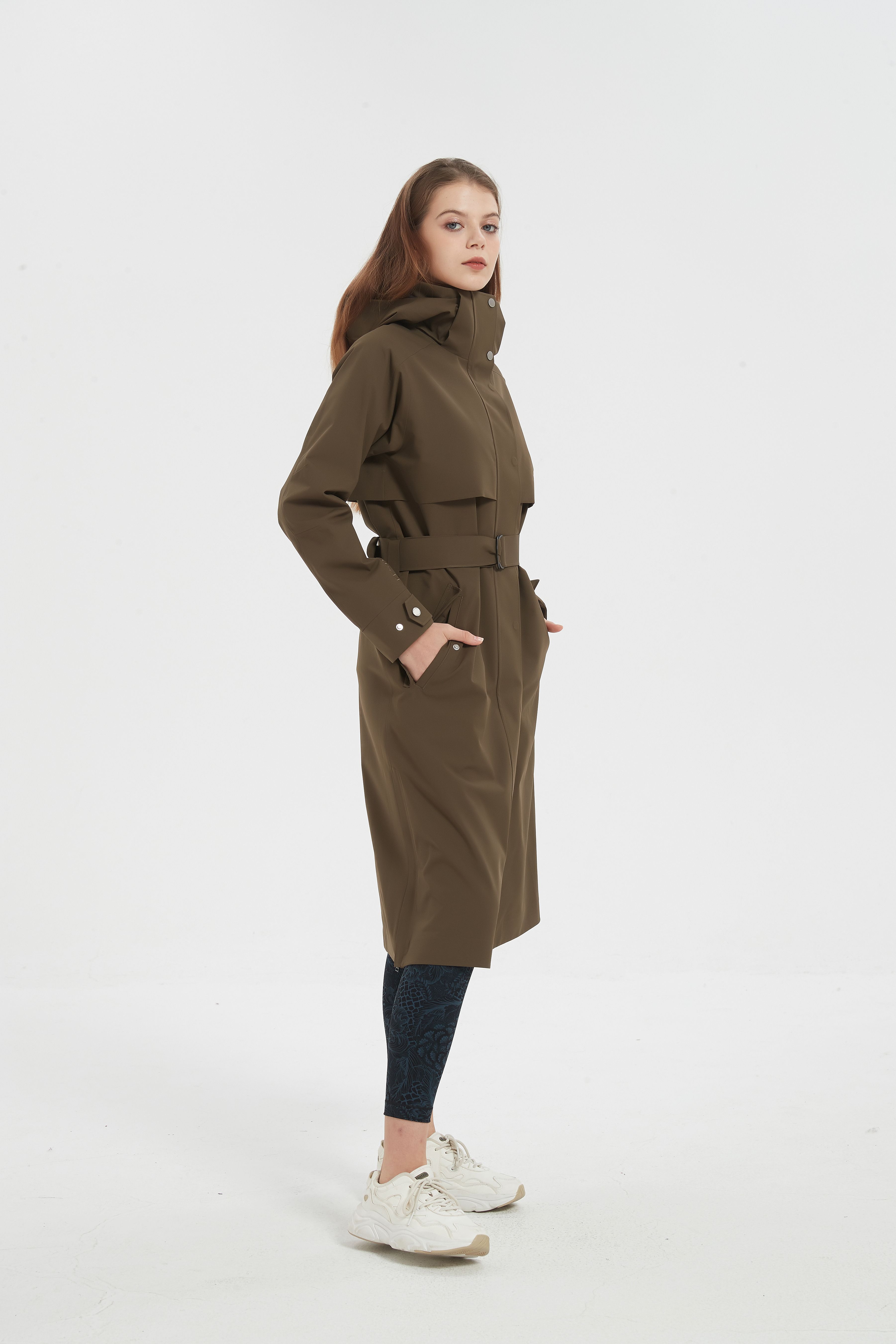 LA24042  Women's trench coat