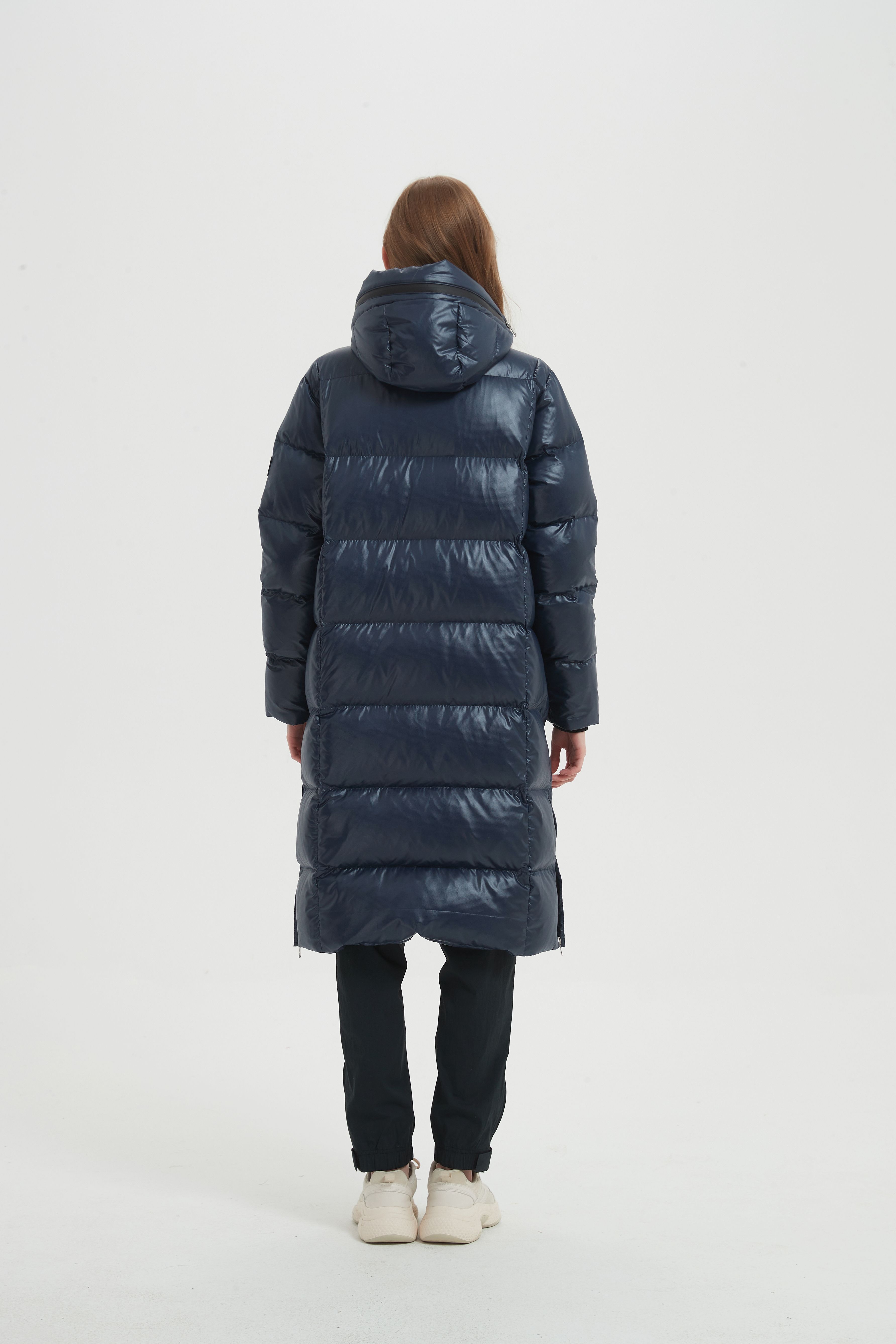 LA24044  Women's long down jacket 