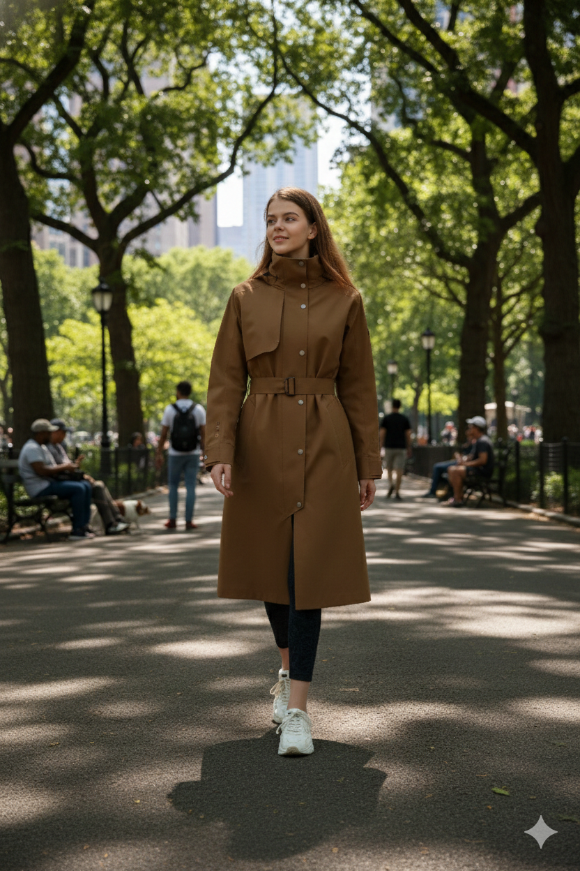 LA24042  Women's trench coat