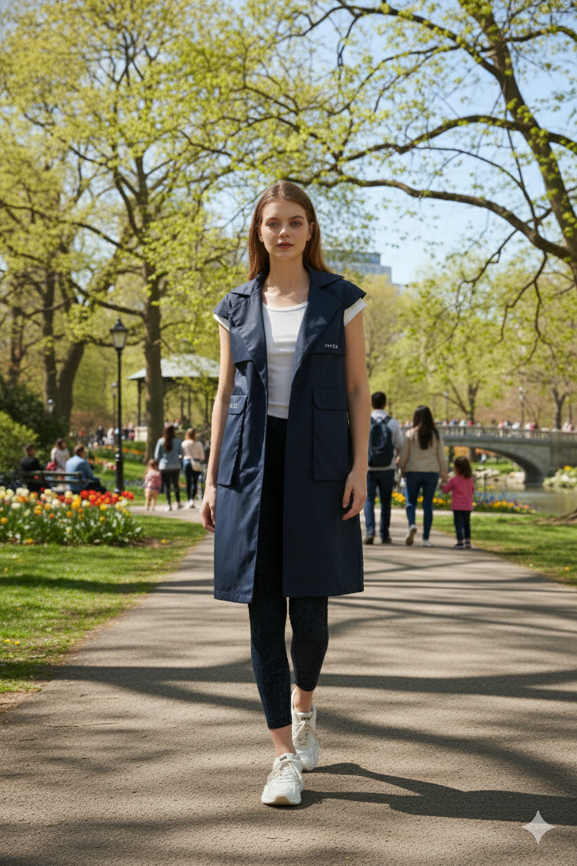 HA14106  Women's  SS  trench coat  