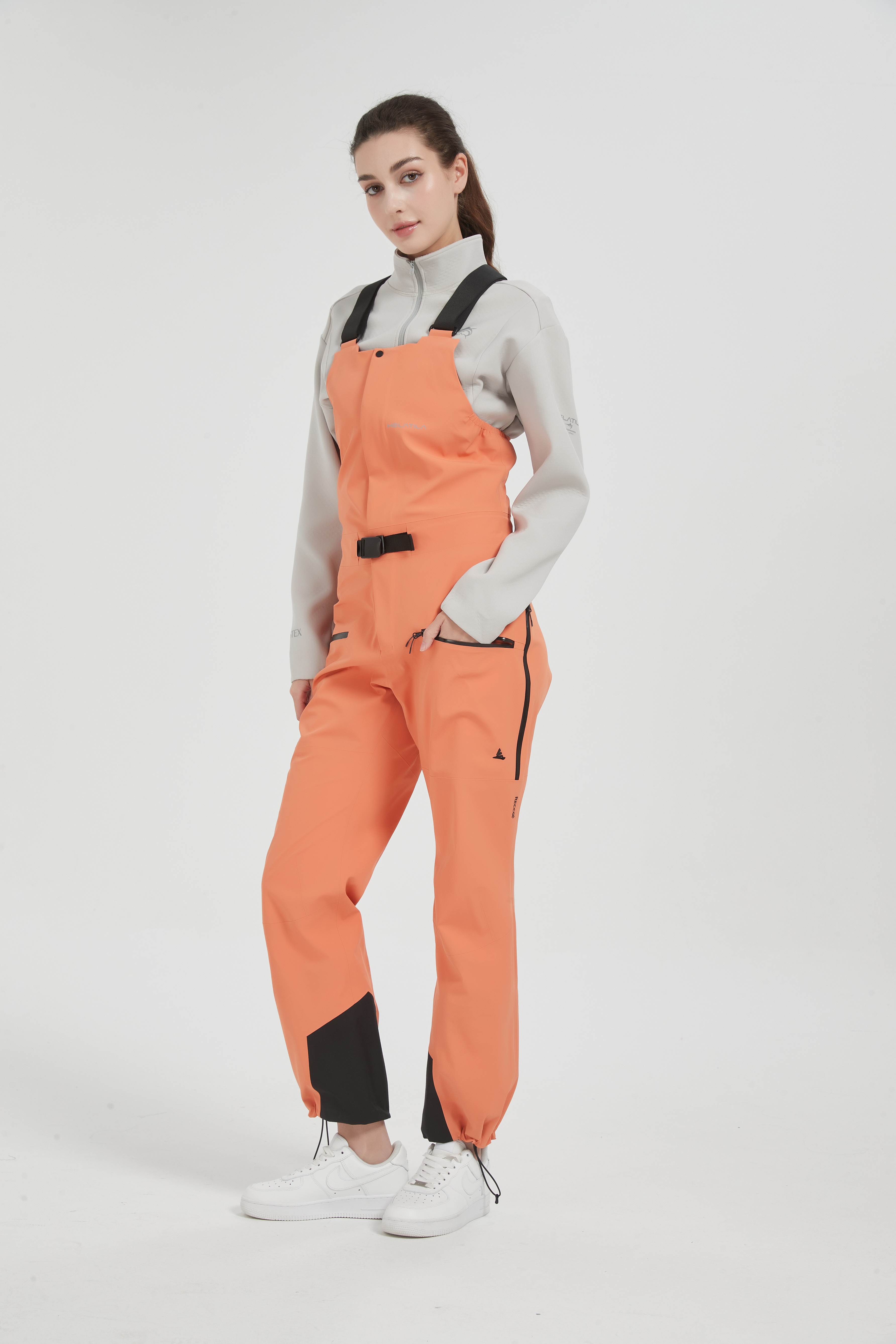 Unisex backstrap ski pantsStyle